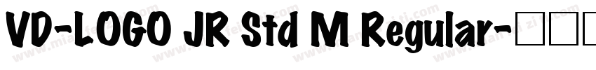 VD-LOGO JR Std M Regular字体转换